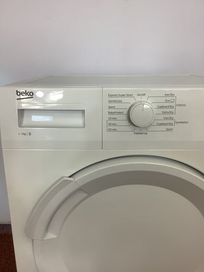 Beko 7kg Tumble Dryer DTGC7000W L52534