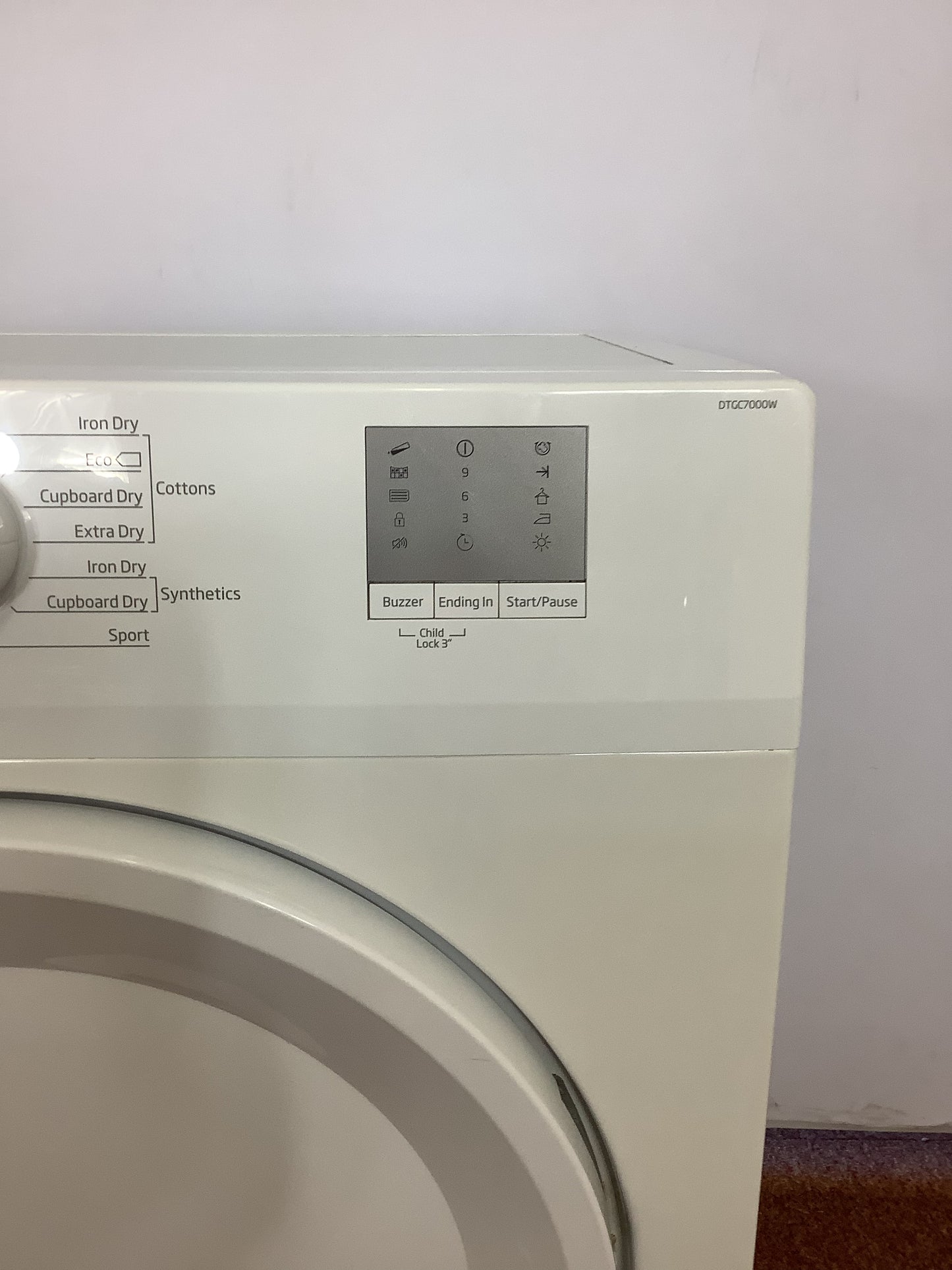 Beko 7kg Tumble Dryer DTGC7000W L52534