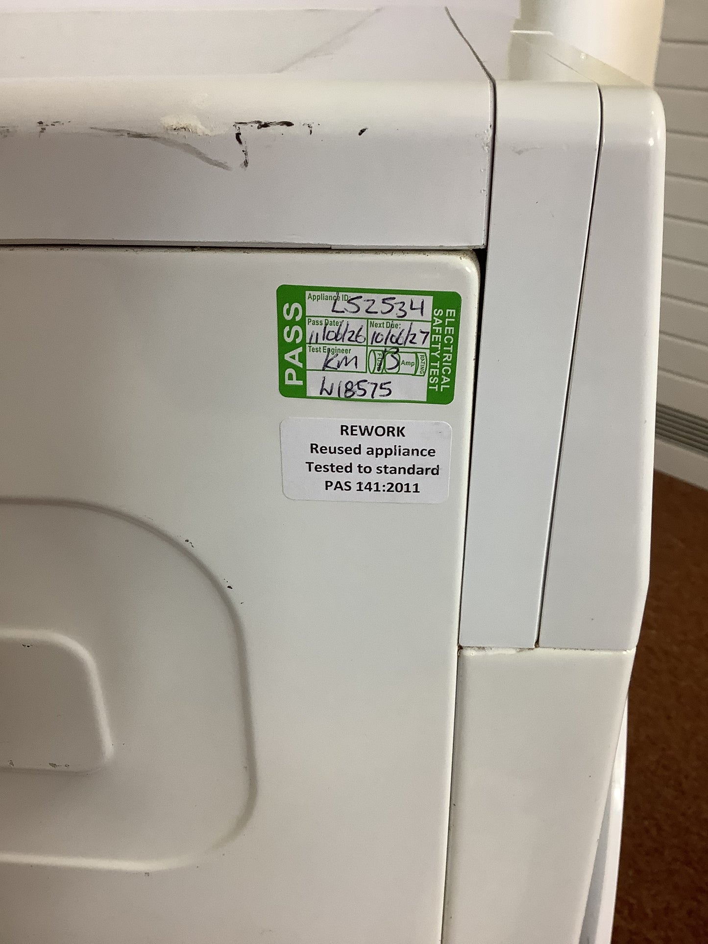 Beko 7kg Tumble Dryer DTGC7000W L52534