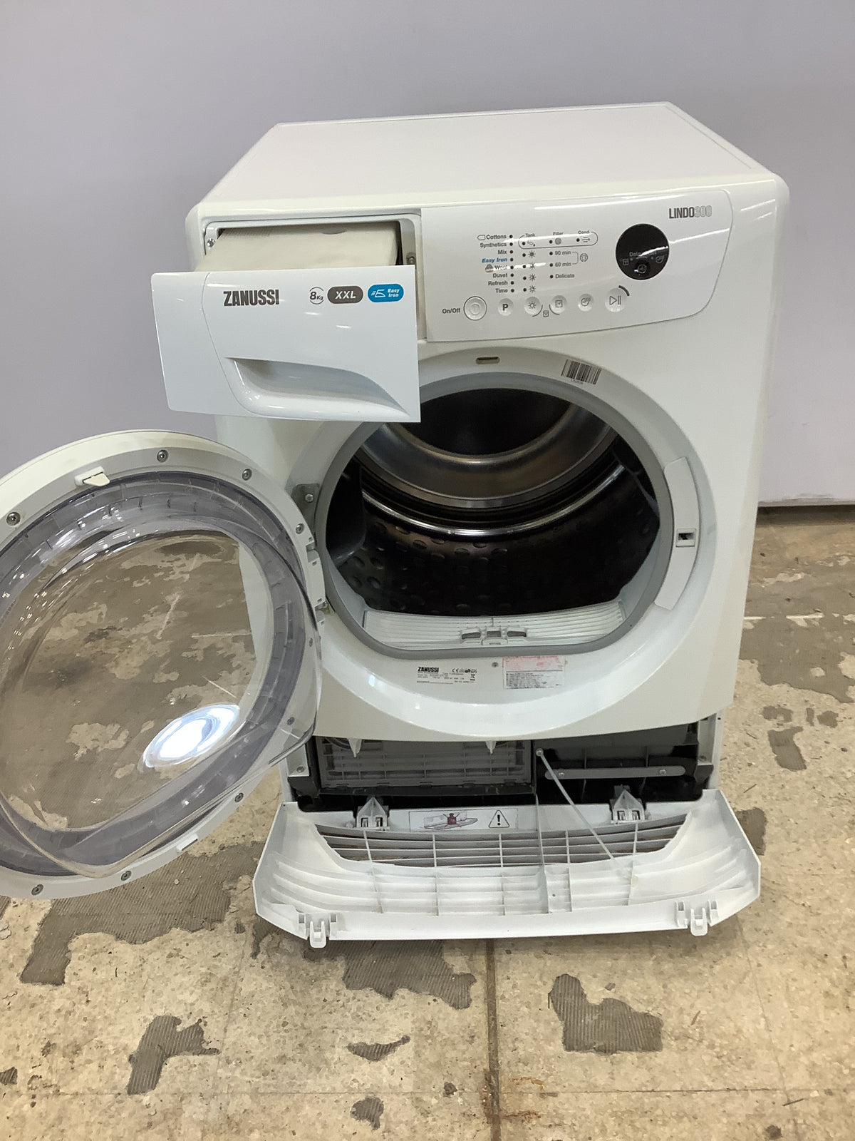 Zanussi 8kg Condenser Tumble Dryer ZDC8203WR L52536
