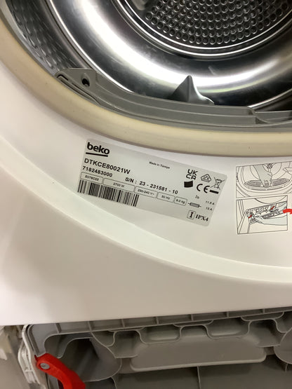 Beko 8kg Tumble Dryer DTKCE80021W L52651