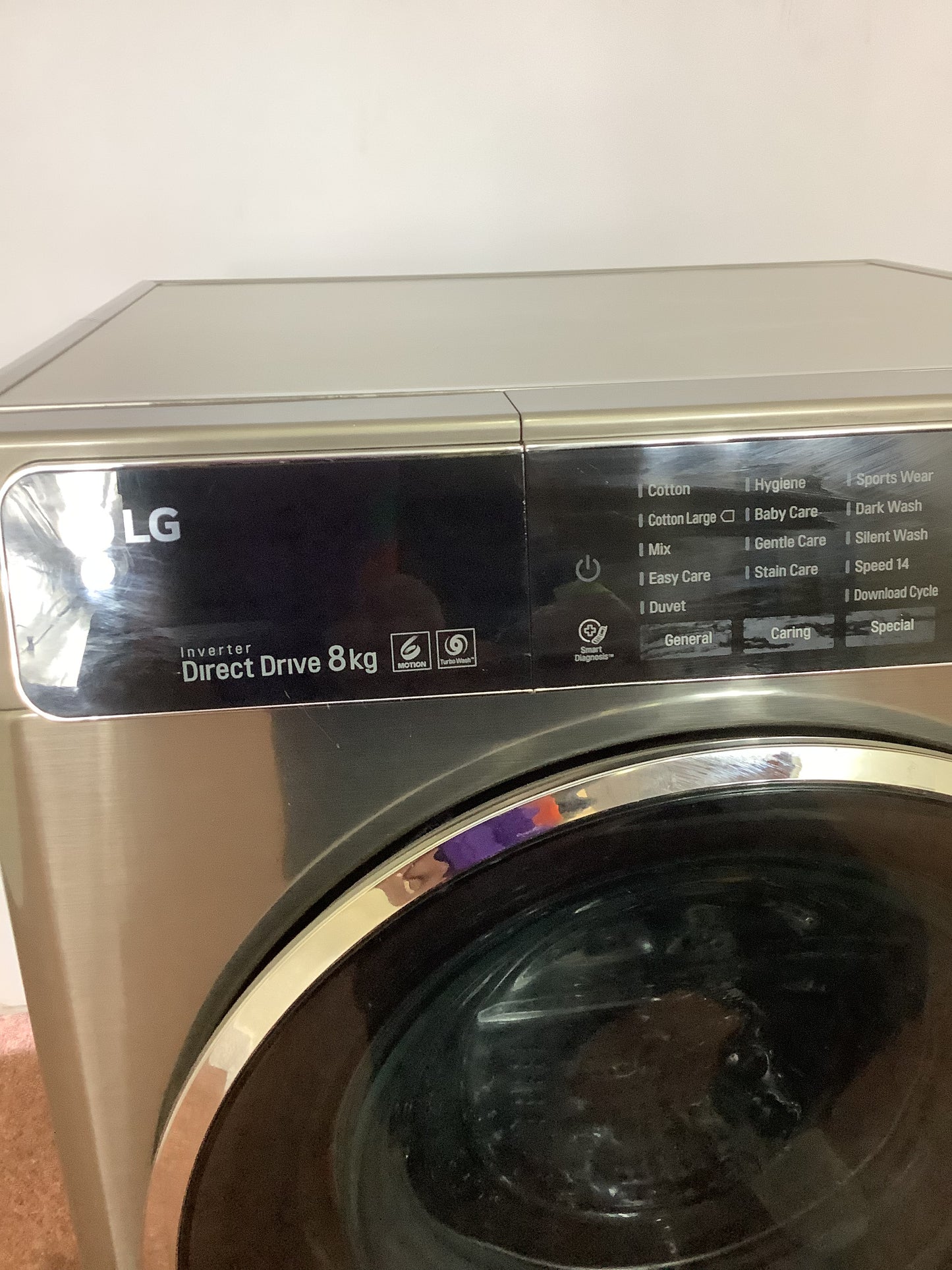 LG 8kg Washing Machine {TAG ON with NFC} F14U1TCNS L52673