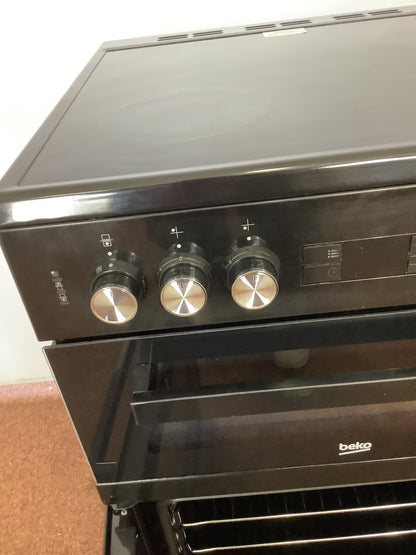 Beko Double Oven & Grill Electric Cooker KDC653K L52682