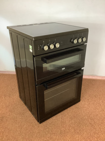 Beko Double Oven & Grill Electric Cooker KDC653K L52682
