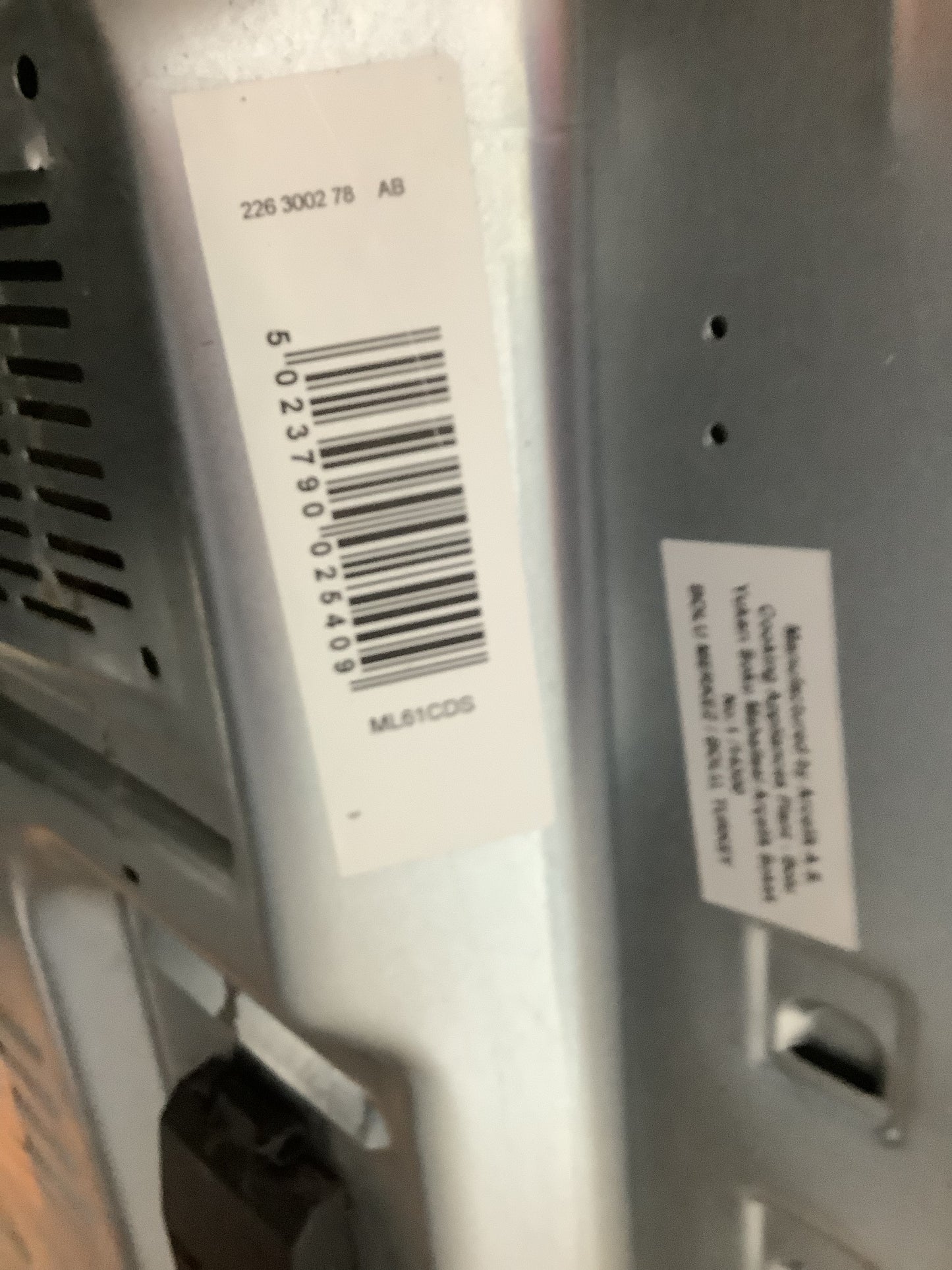 Flavel Single Oven & Grill Electric Cooker ML61CDS L52686