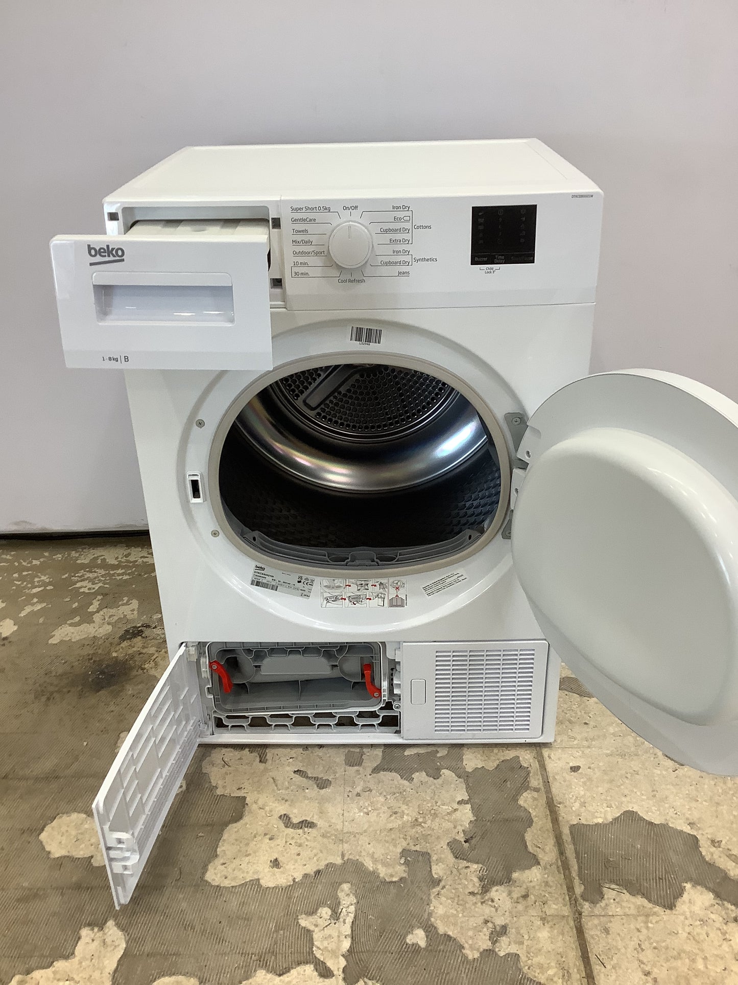 Beko 8kg Condenser Tumble Dryer DTKCE80021W L52948
