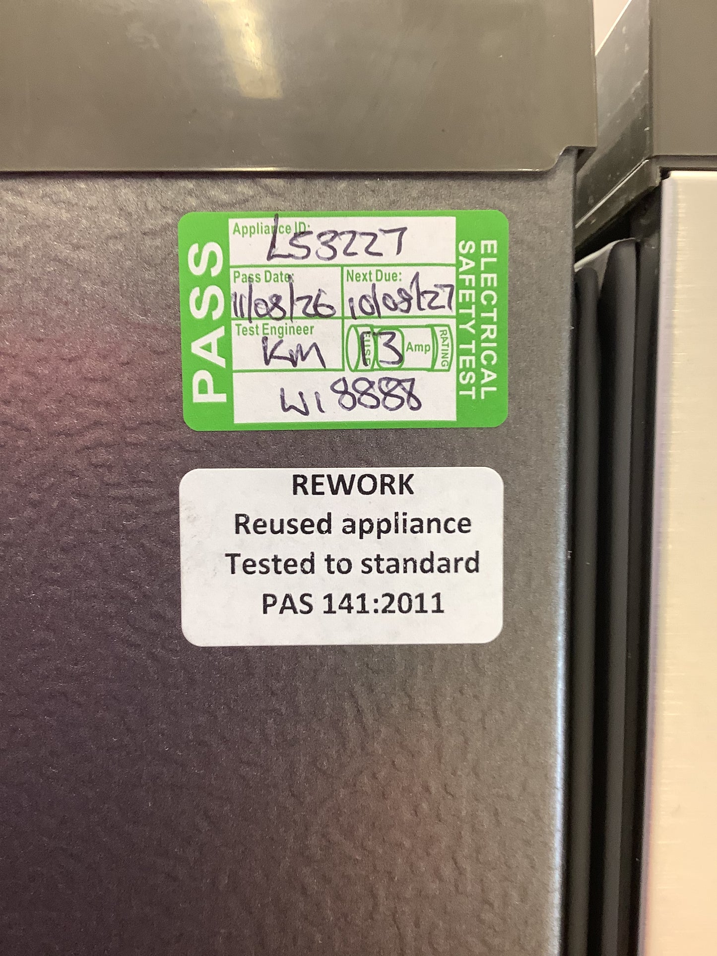 HAIER Fridge Freezer HTR5619FNMI {INOX} L53227