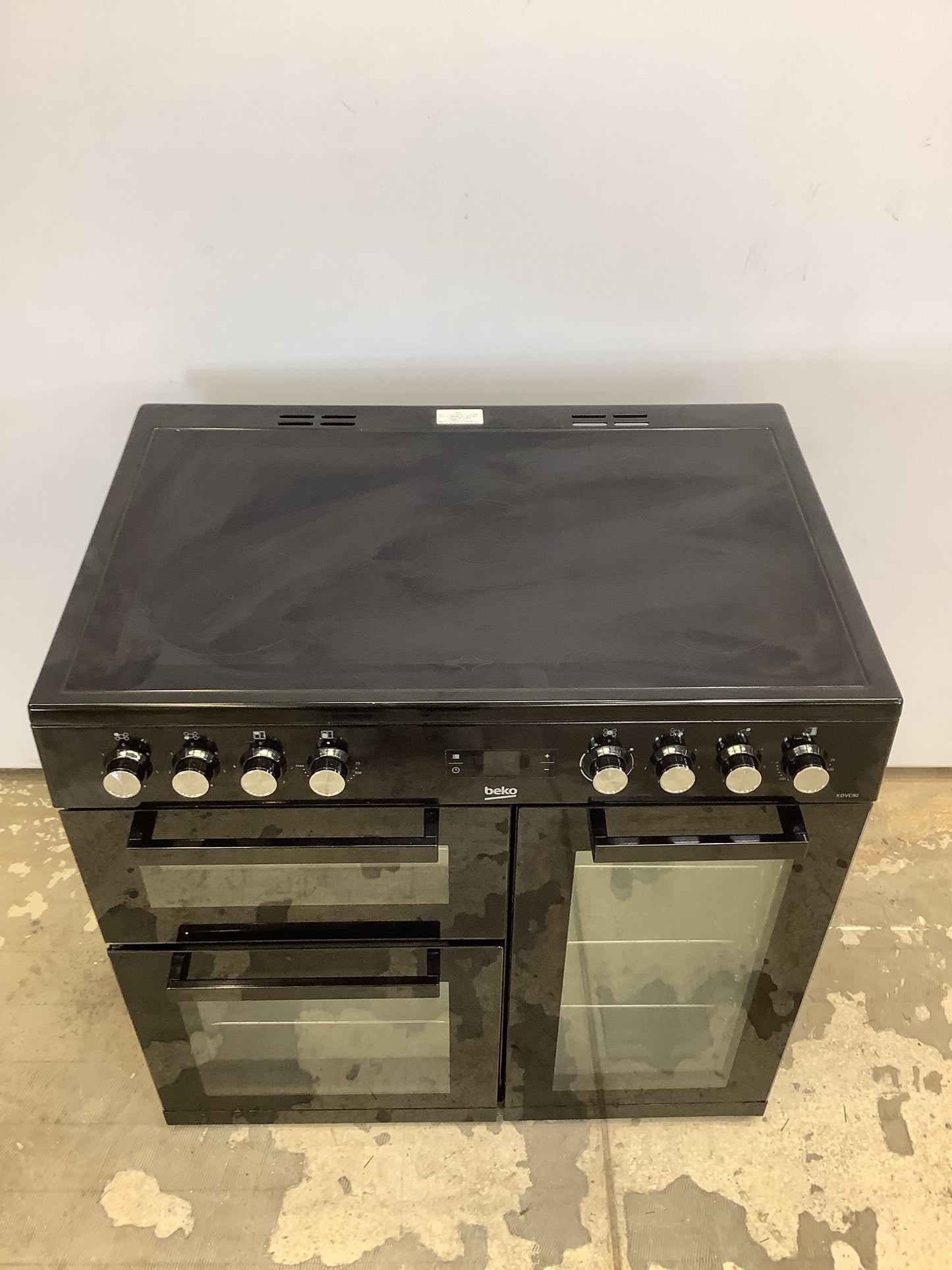 Beko 90cm Double Oven & Grill Electric Cooker KDVC90K L53272