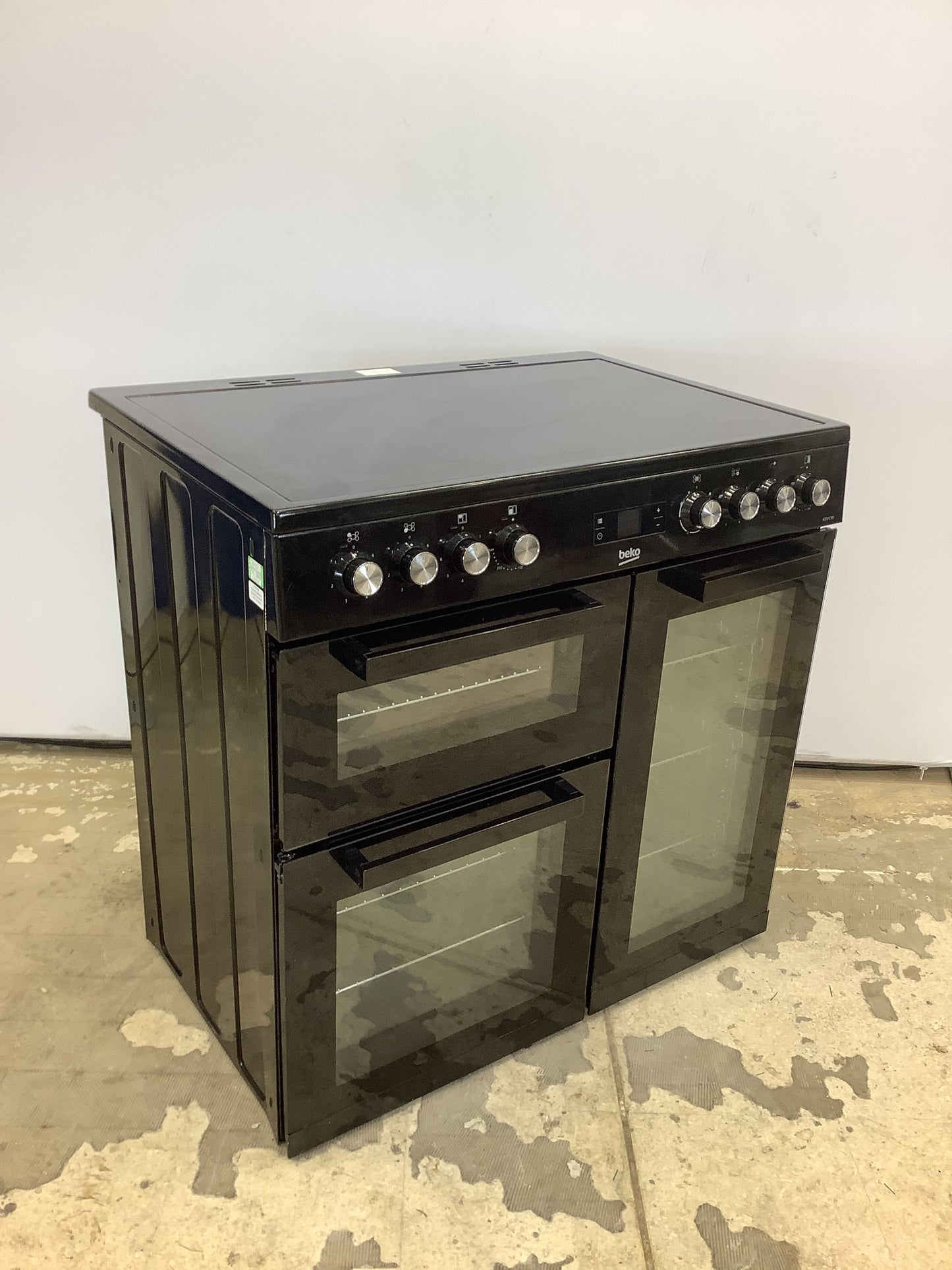 Beko 90cm Double Oven & Grill Electric Cooker KDVC90K L53272