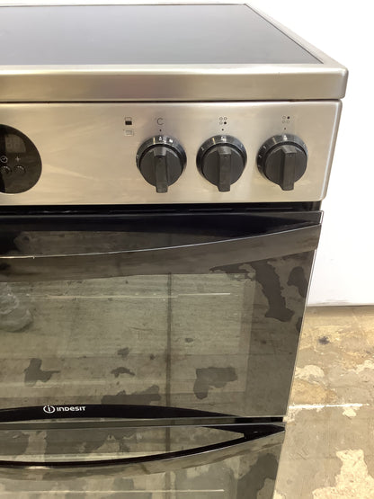Indesit 60cm Double Oven & Grill Electric Cooker ID67V9HCX/UK L53277