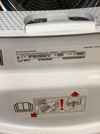 Bosch 8kg Condenser Tumble dryer WTN85280GB L53344
