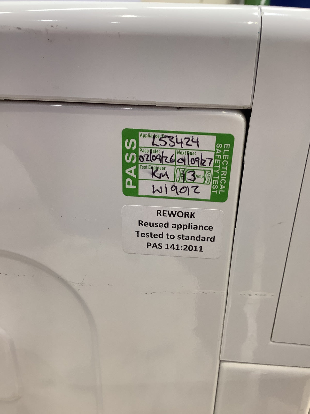 Beko 8kg Condenser Tumble Dryer DIX83120W L53424