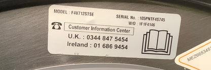 LG 12kg Washing Machine F4V712STSE { Wifi Enabled } L48546
