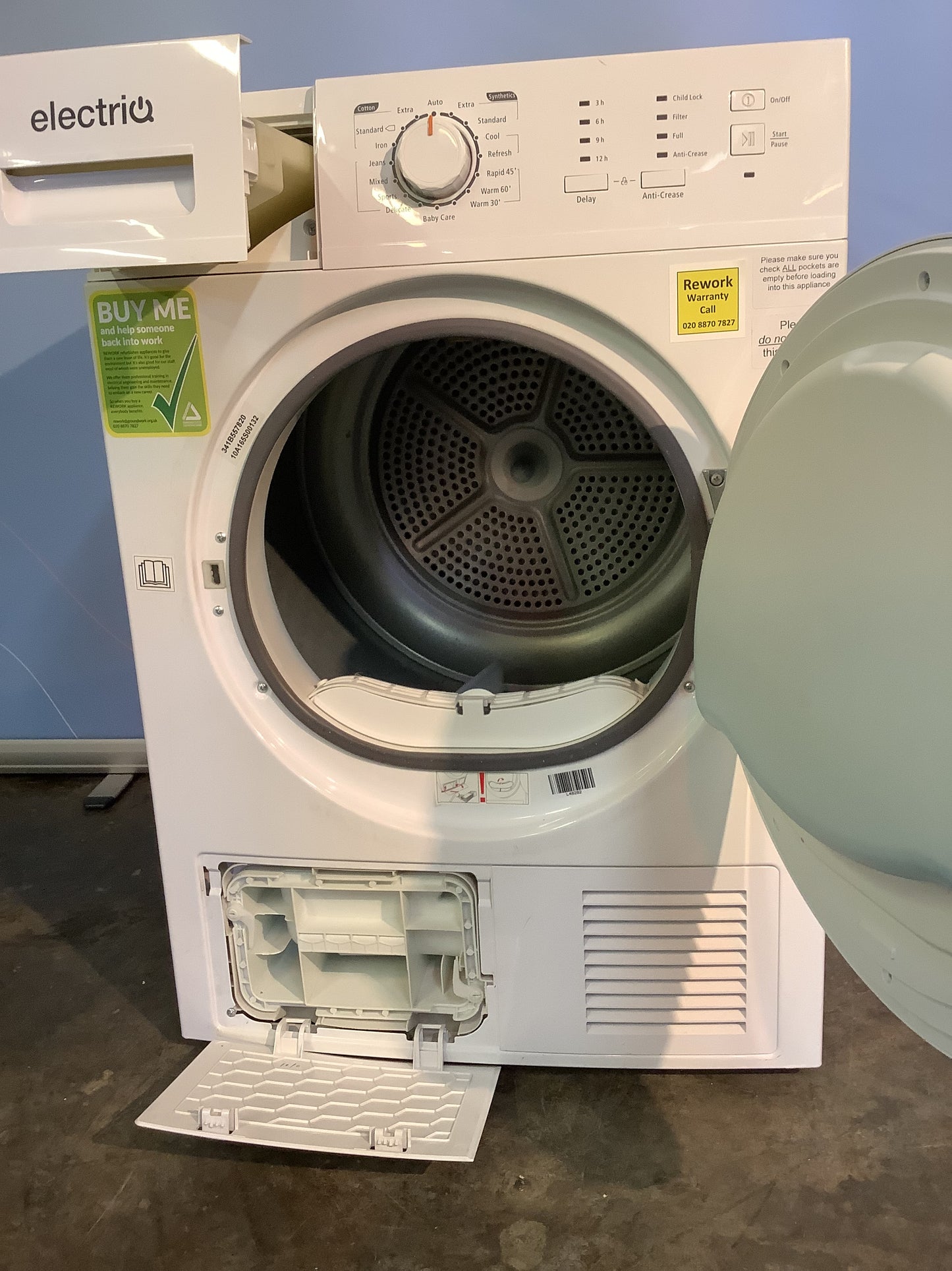ElectriQ 8kg Tumble Dryer EIQFSTDC8 L48282