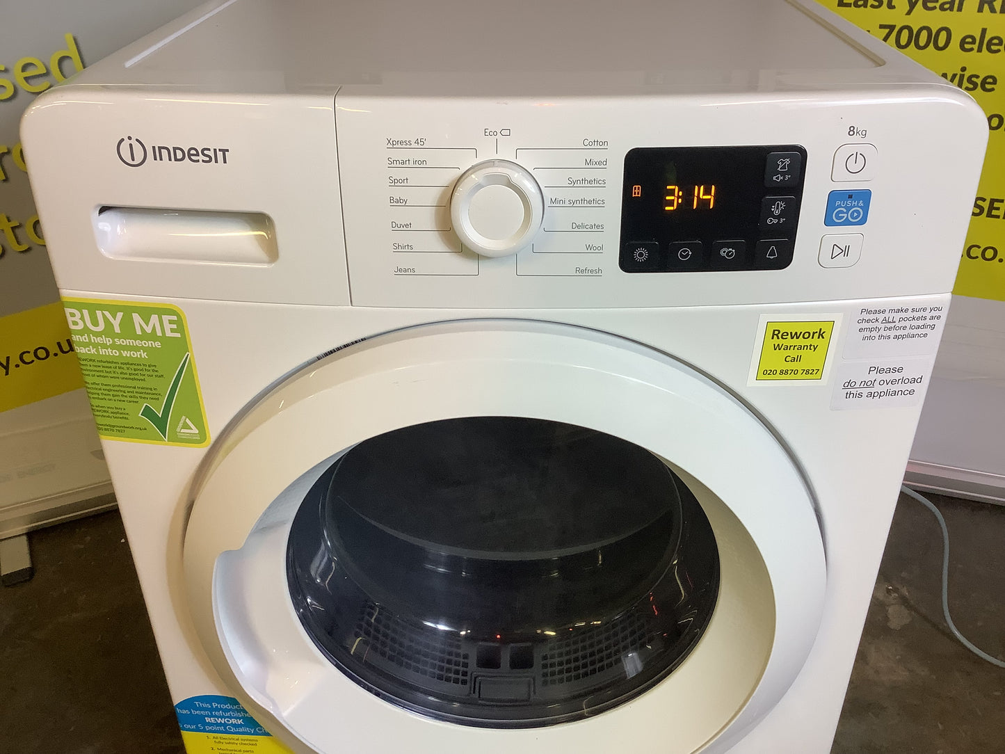 Indesit Tumble Dryer YTM1182X L46544