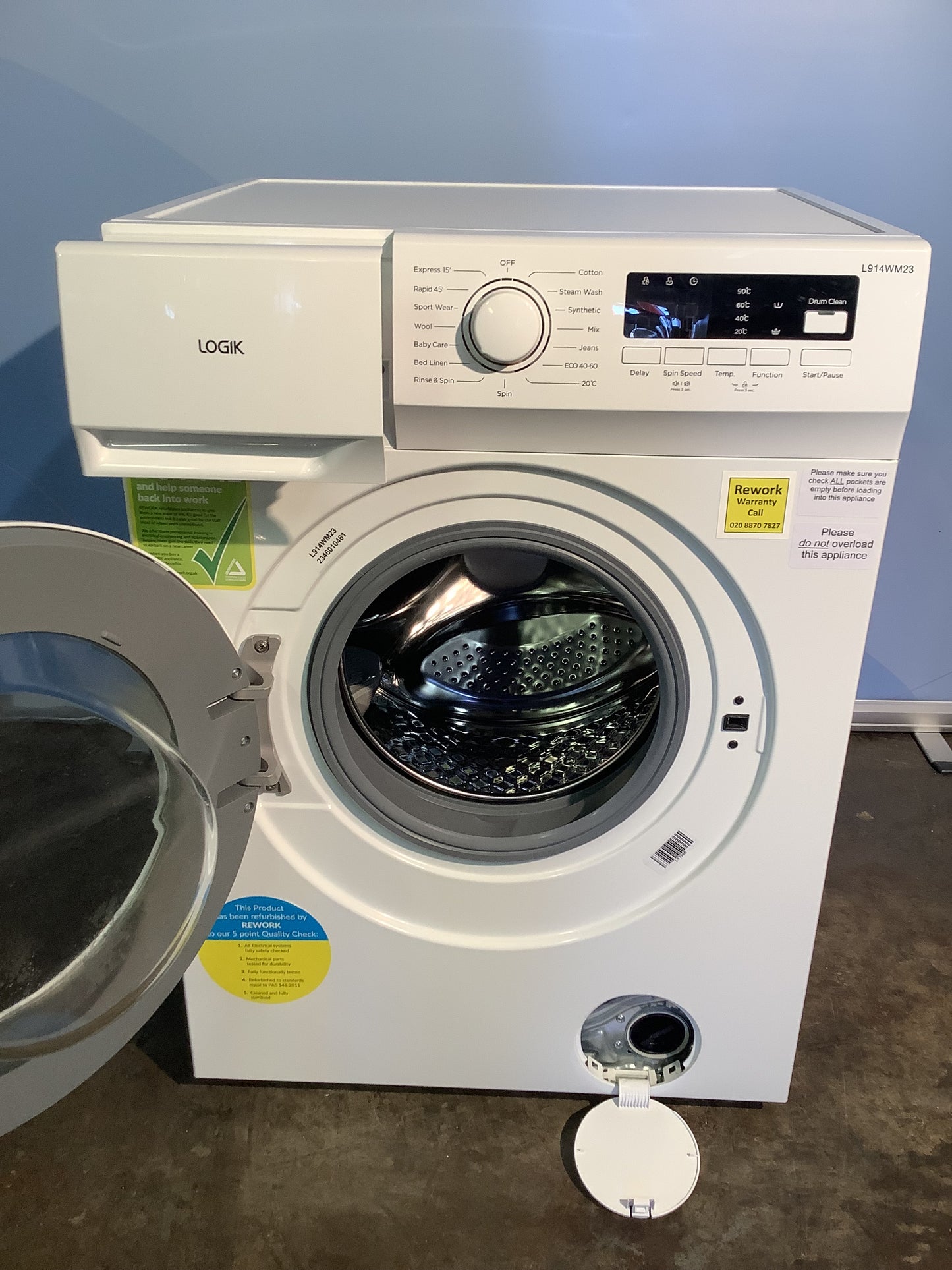 Logik Washing Machine L914WM23 L47905