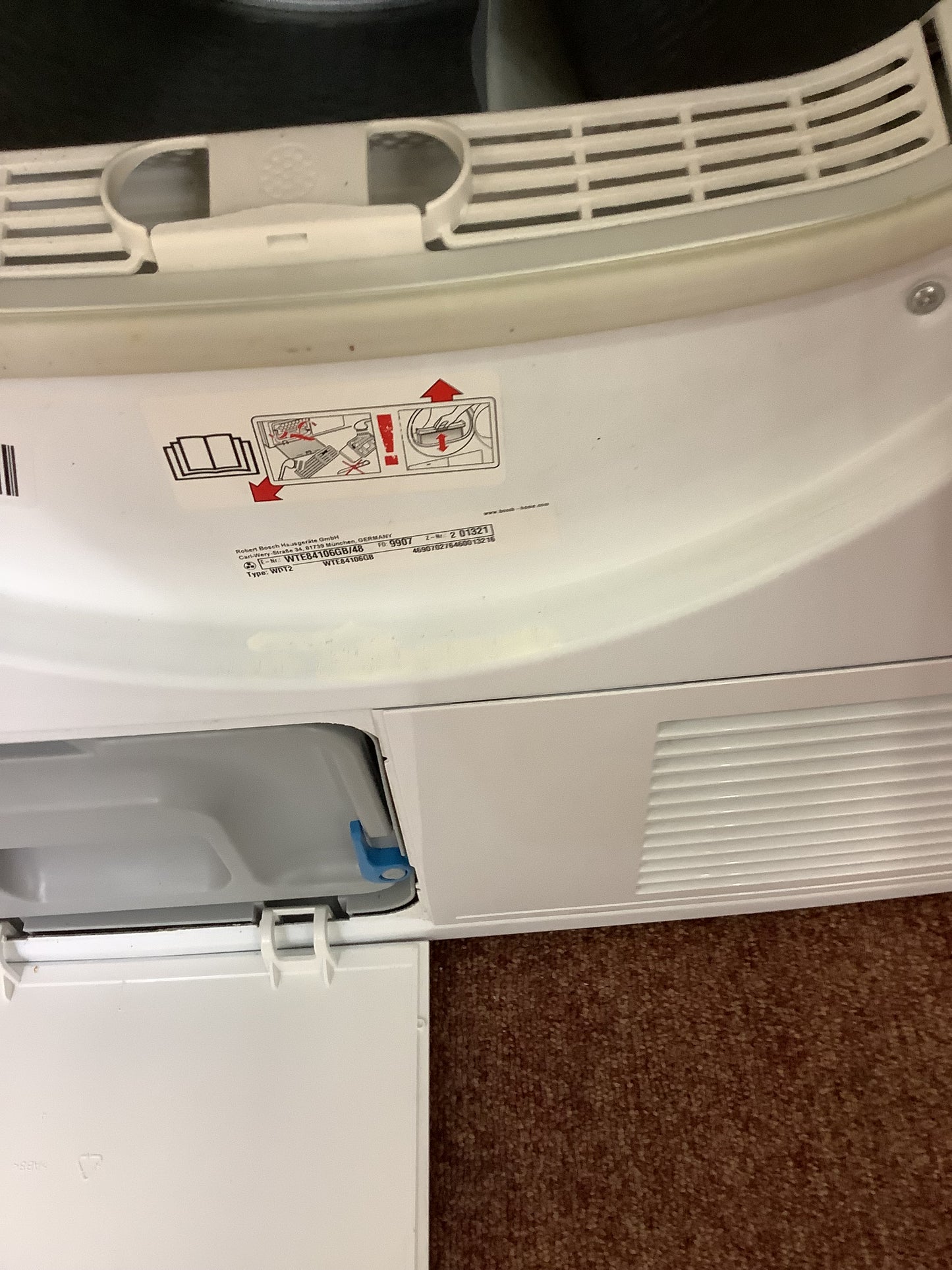 Bosch 7kg Tumble Dryer WTE84106GB/48 L49227