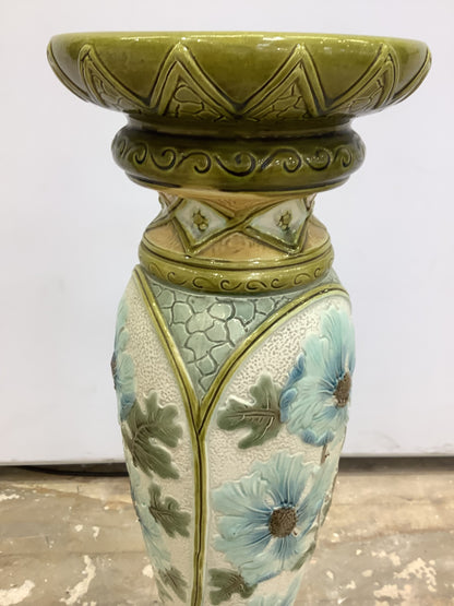 Floral Blue & Green Pedestal F27654