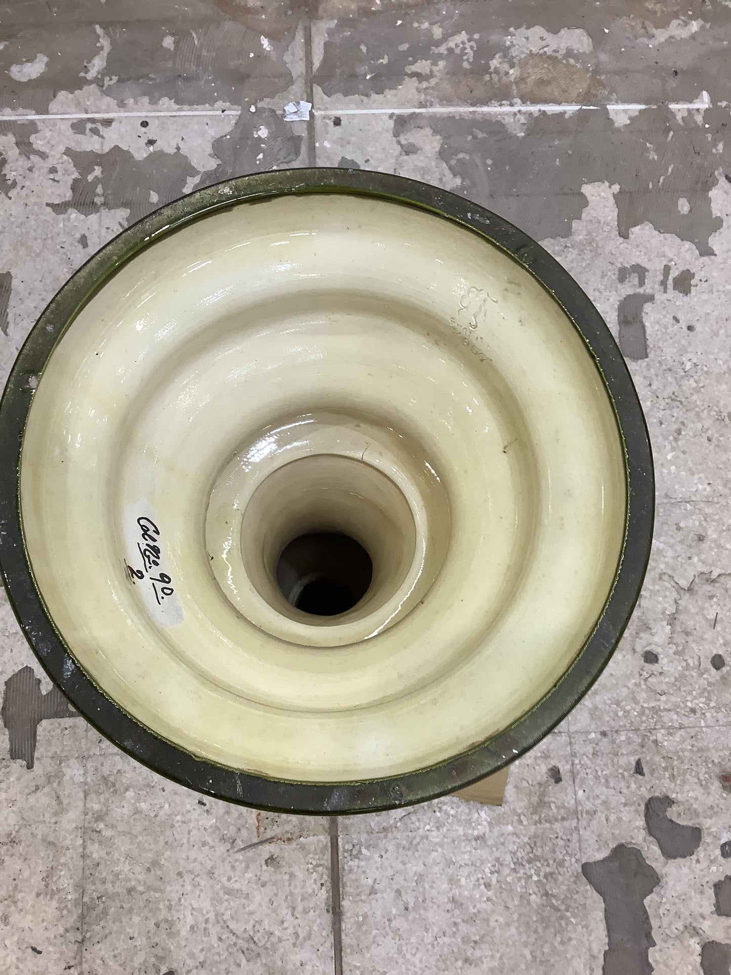 Floral Blue & Green Pedestal F27654