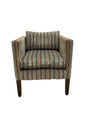 Striped Tufted Armchair. F27655