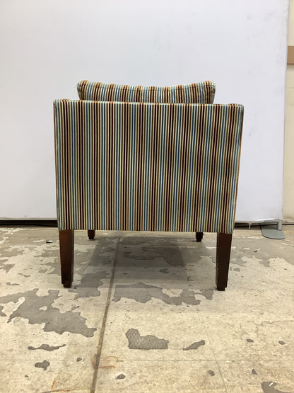 Striped Tufted Armchair. F27655