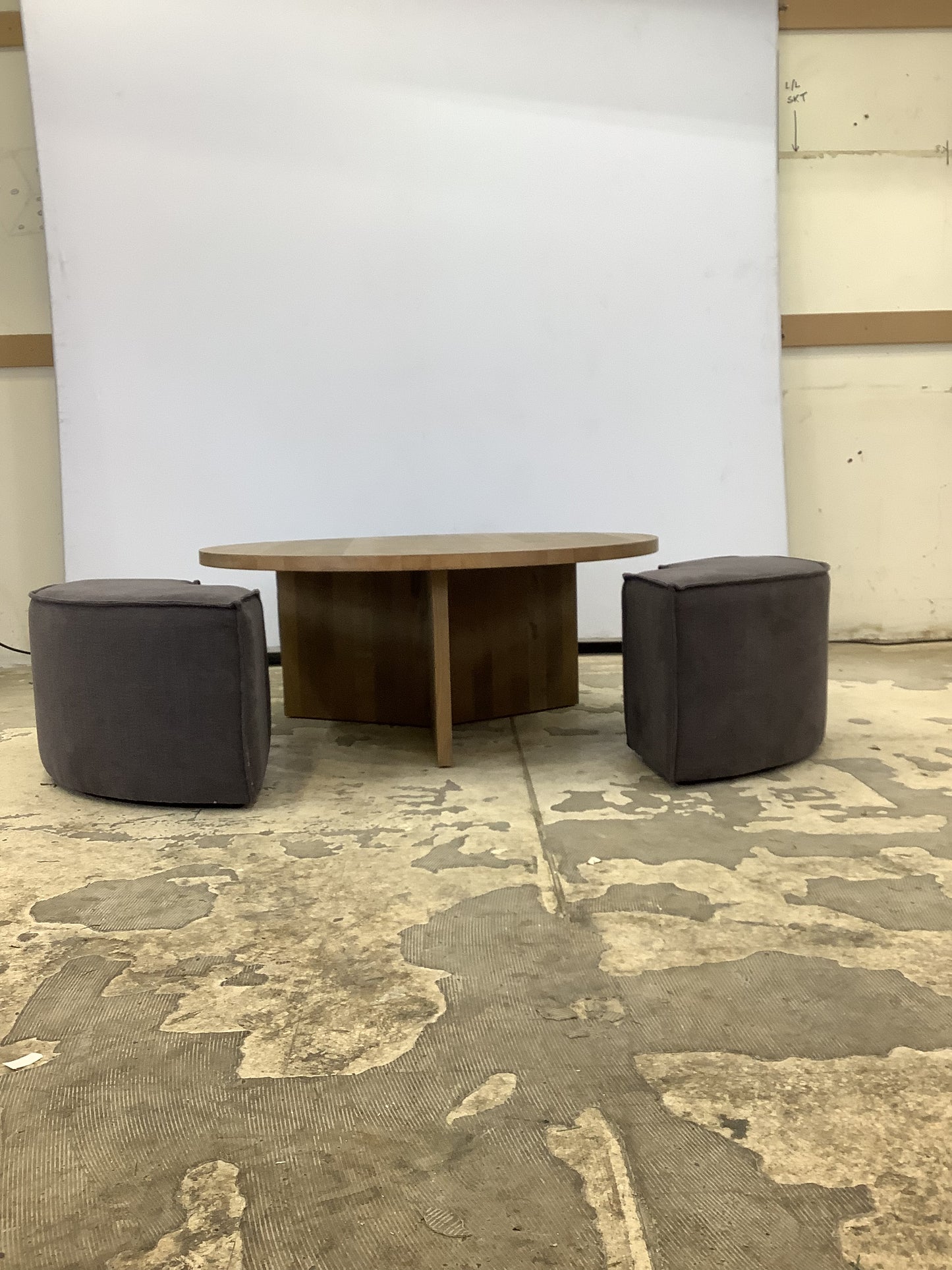 SOFA.Com Woody Coffee Table & Nesting Stool Set F27656