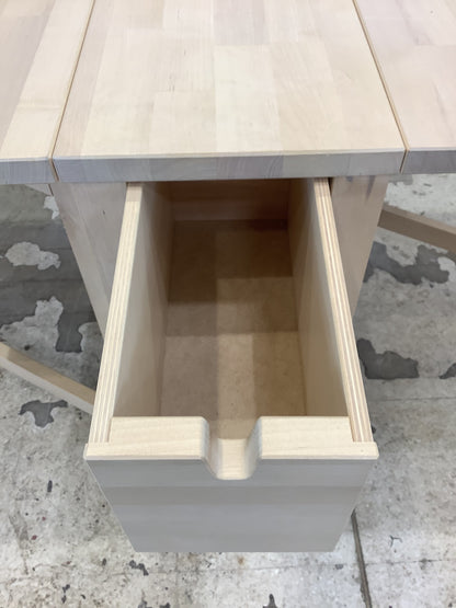 IKEA Norden Birch Gateleg Dining Table with 6 Drawers F27657