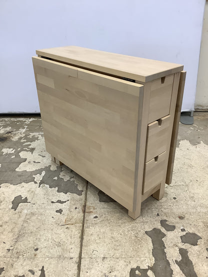 IKEA Norden Birch Gateleg Dining Table with 6 Drawers F27657