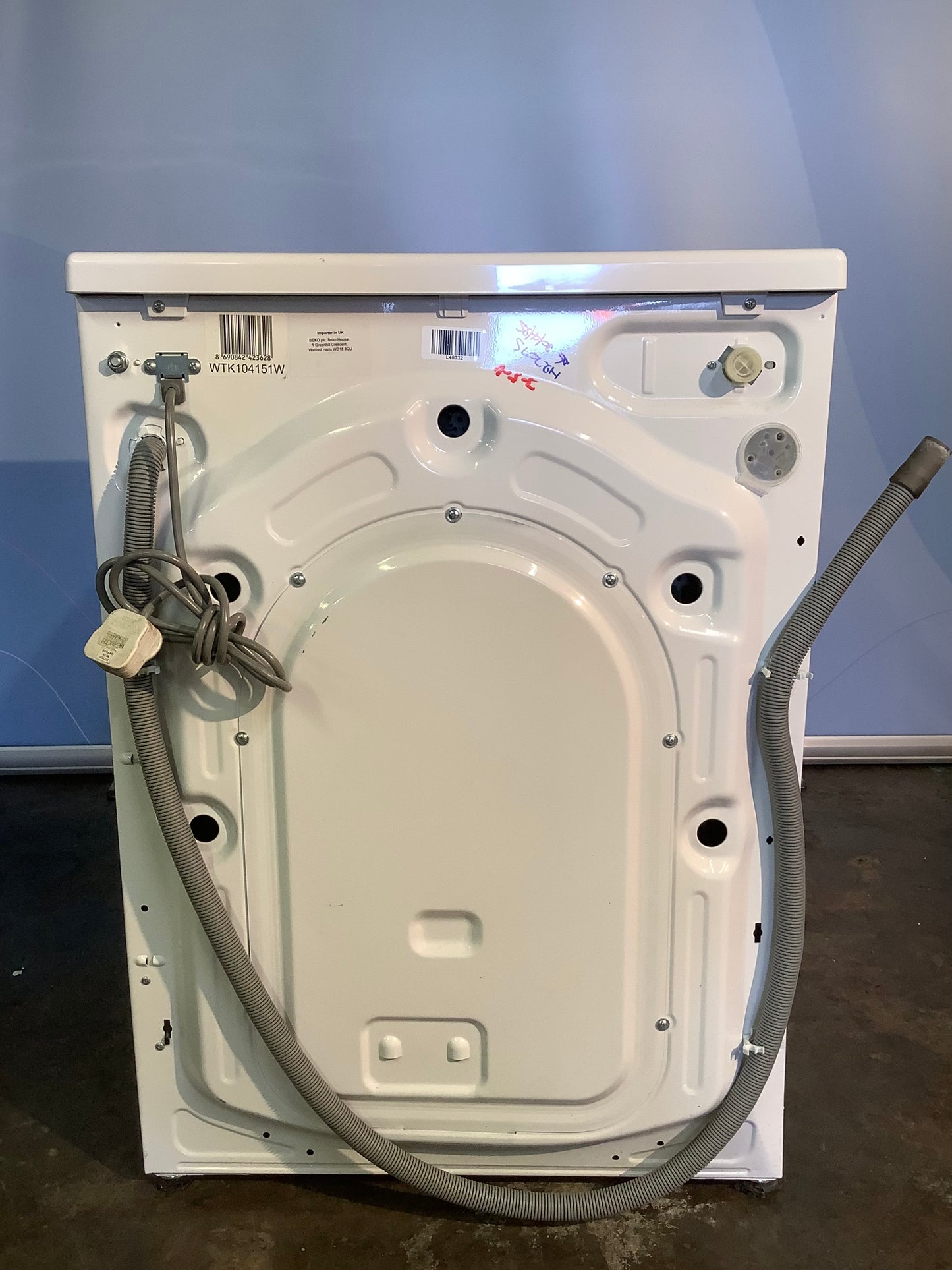 Beko 10kg Washing Machine WTK104151W L48732