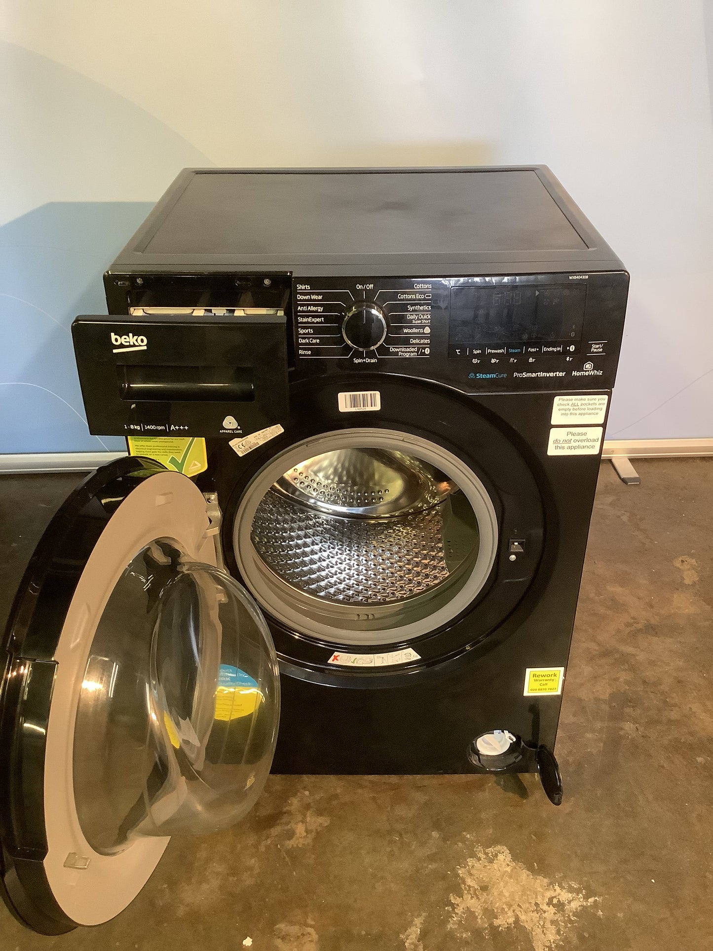 Beko 8kg Washing Machine WX840430B L48526