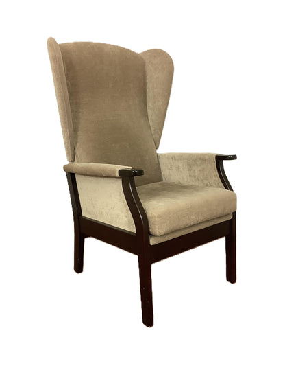 High Back Armchair, Beige F27161