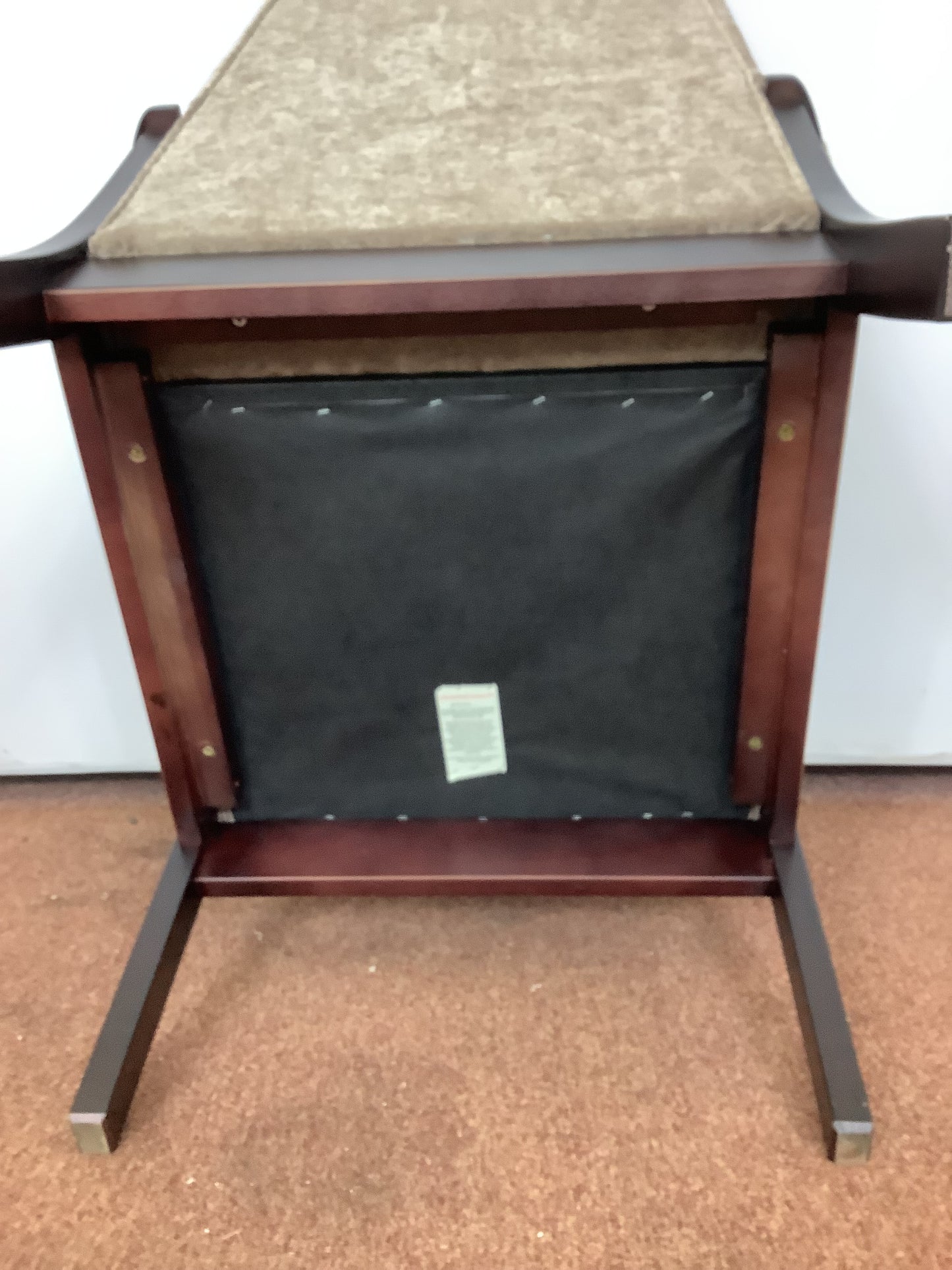 High Back Armchair, Beige F27161