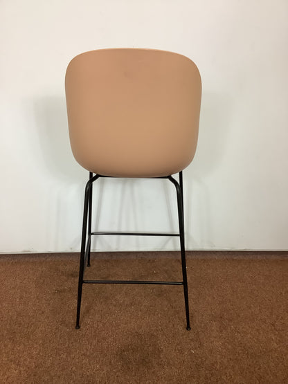 3 x Gam Fratesi GUBI Beetle Bar Stool,{naked pink } Shell F27165