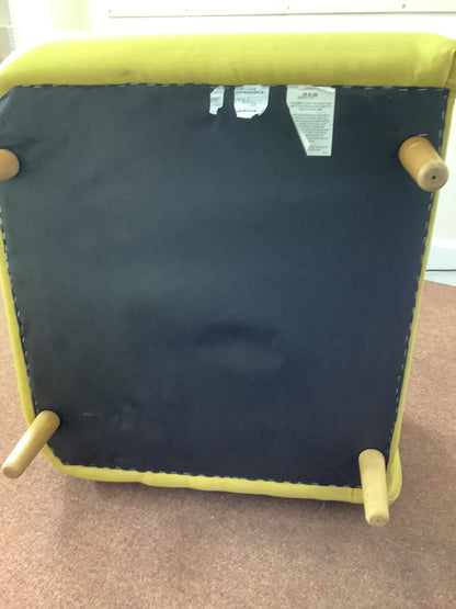 Made.com Haring Armchair, Orleans Yellow Weave. F27166
