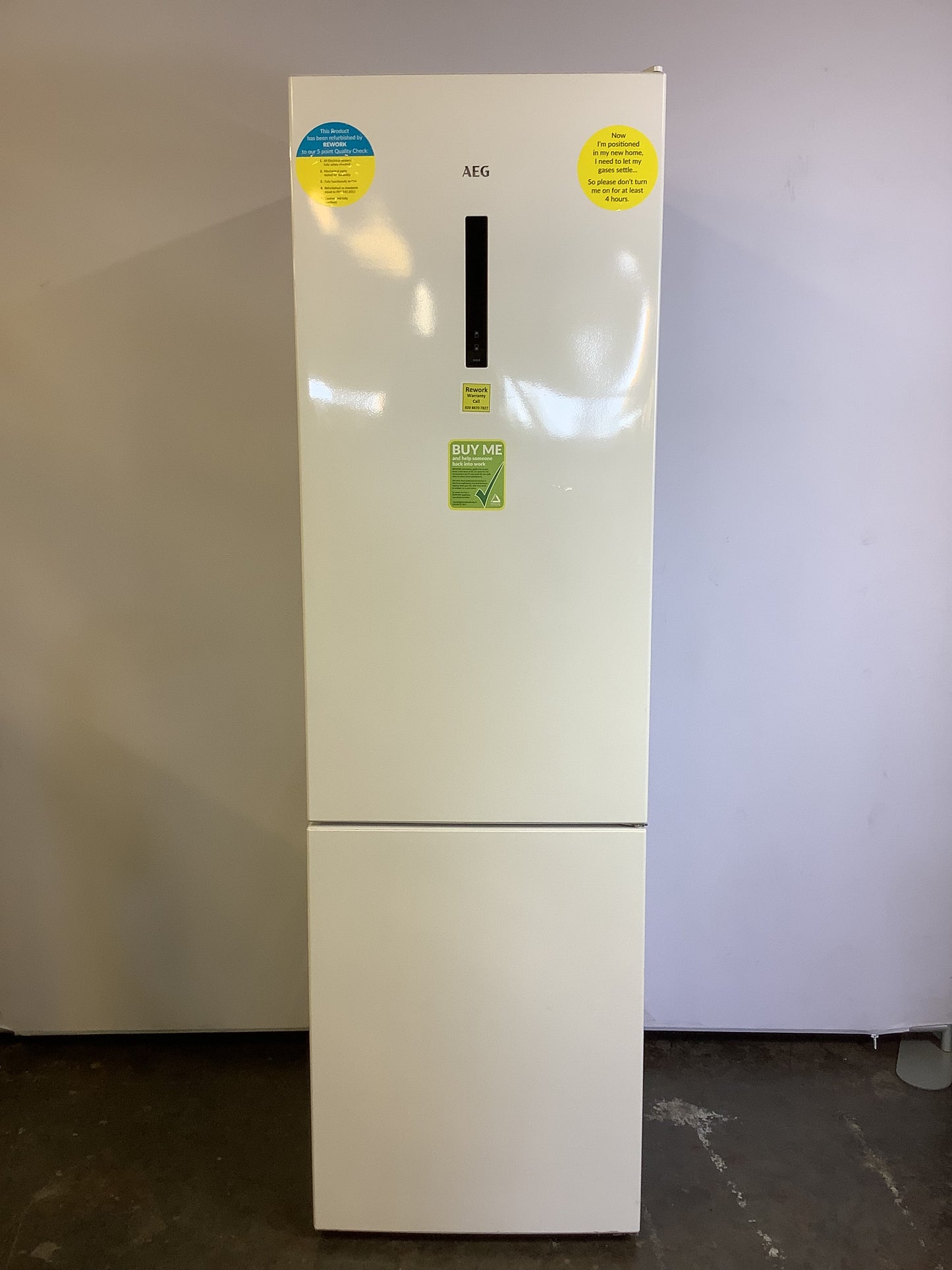 AEG Fridge Freezer RCB636E5MW L49403