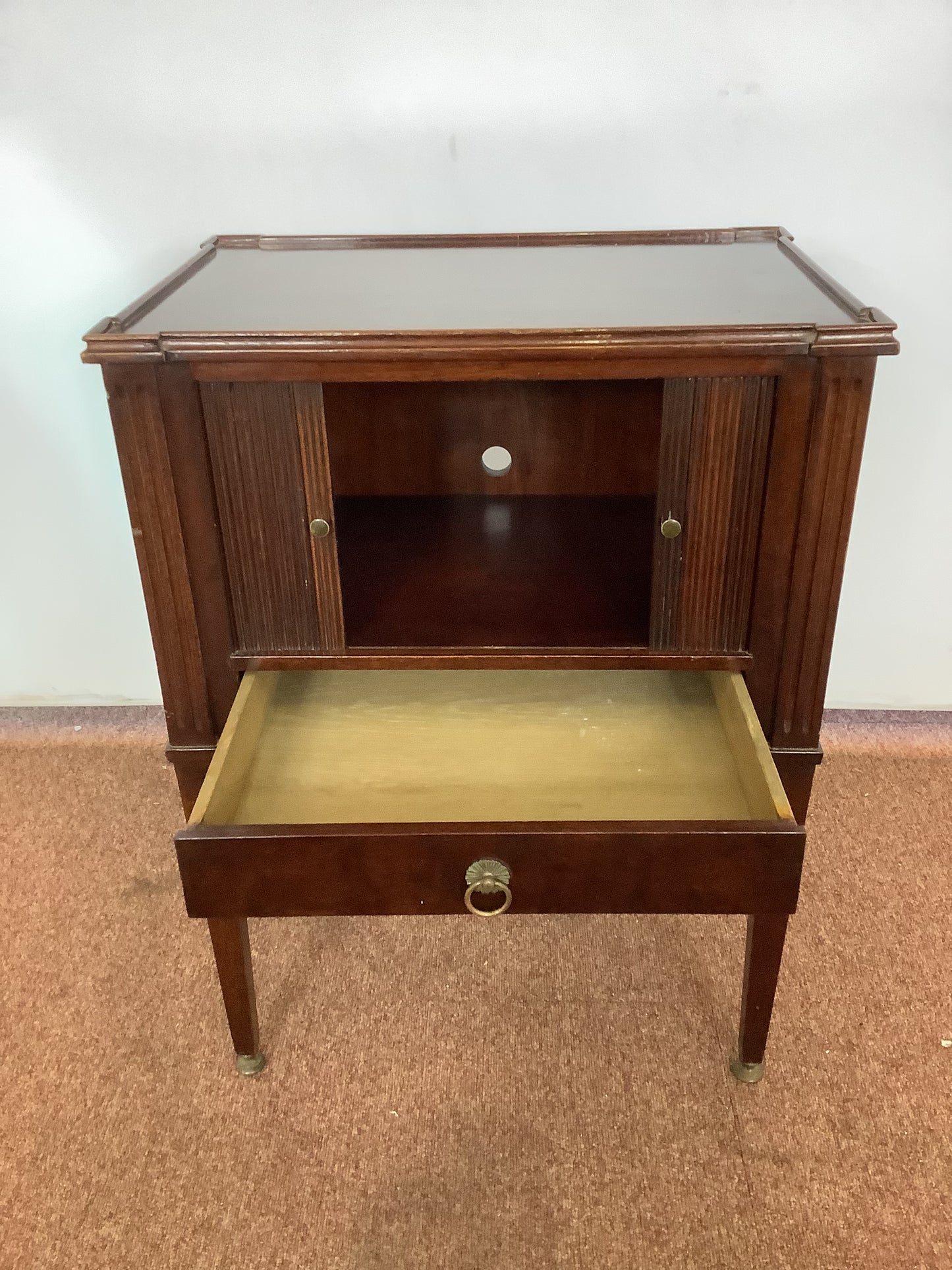 Dutch Georgian Mahogany Night Table F27409