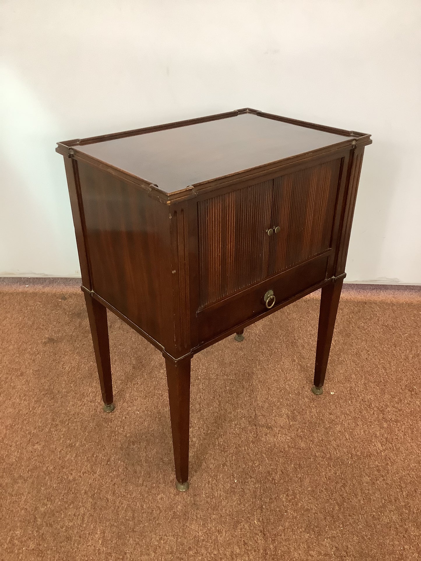 Dutch Georgian Mahogany Night Table F27409