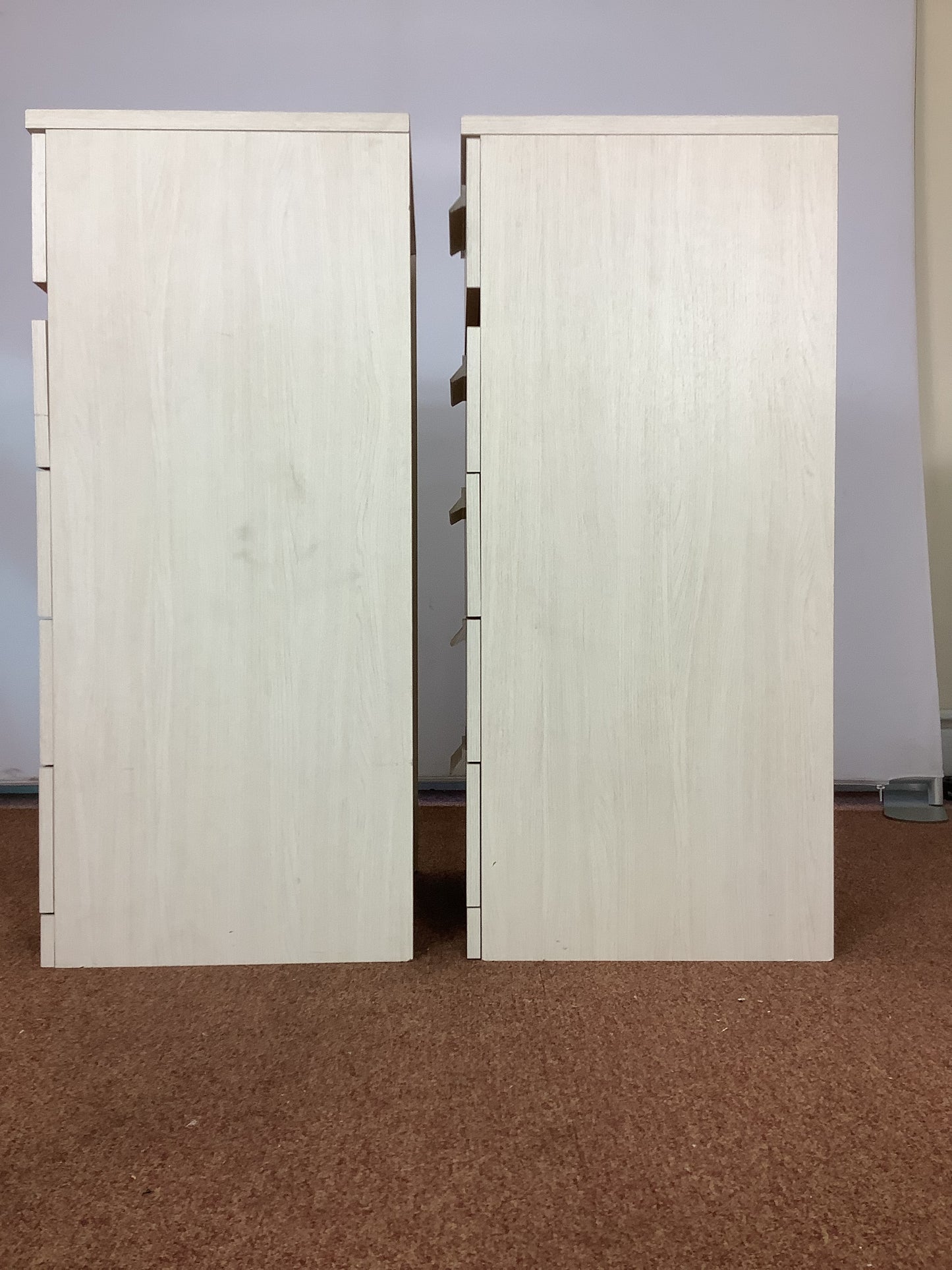 {PAIR} GAMI By Bensons for Beds 5 Draw Narrow Chest of Drawers F27411