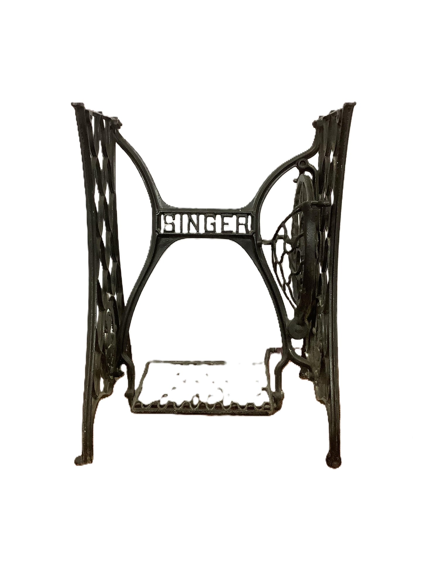 Singer Sewing Machine Cast Iron Treadle Base F27413