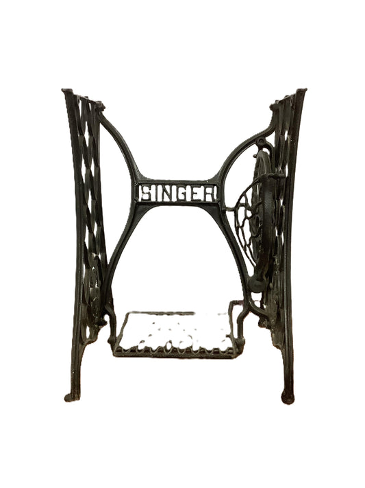 Singer Sewing Machine Cast Iron Treadle Base F27413