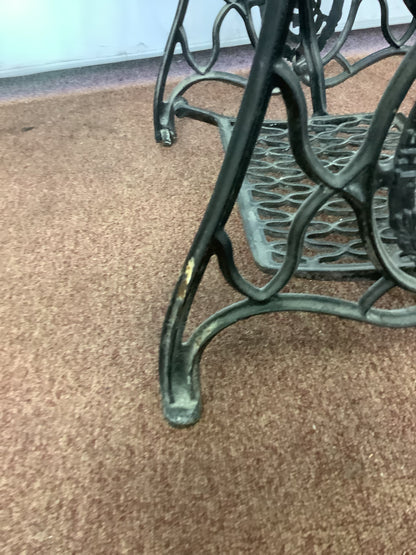 Singer Sewing Machine Cast Iron Treadle Base F27413