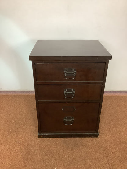 Pottery Barn Dark Mahogany Finish File Cabinet F27416