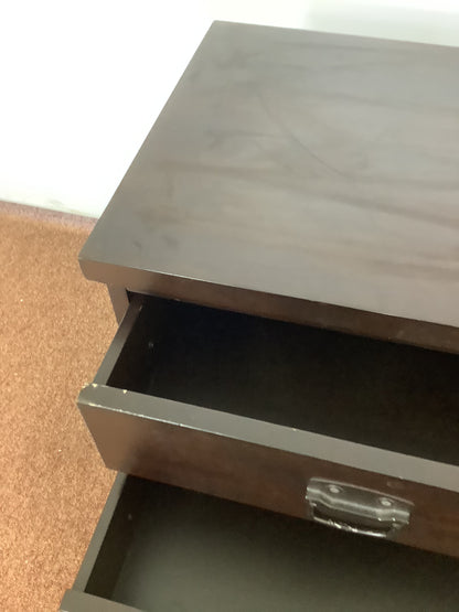 Pottery Barn Dark Mahogany Finish File Cabinet F27416