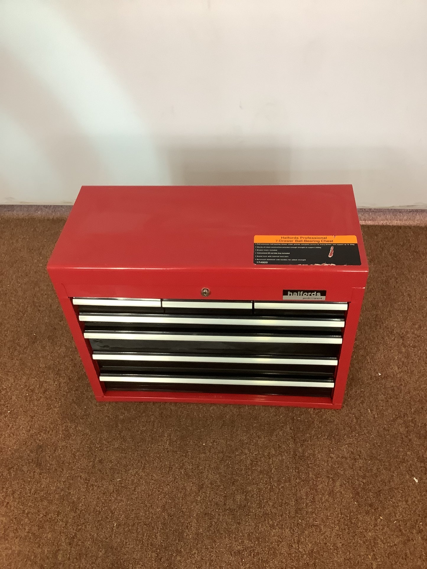 Halfords 7 Drawer Tool Chest F27419