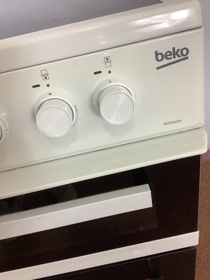 Beko 50cm Cooker KDC5422AW L52488