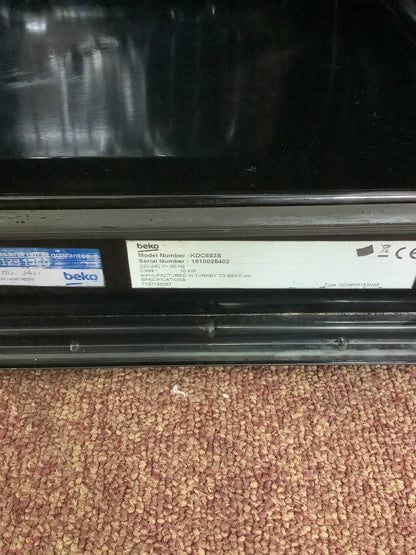 Beko 60cm Double Oven Cooker KDC6S3S L52388