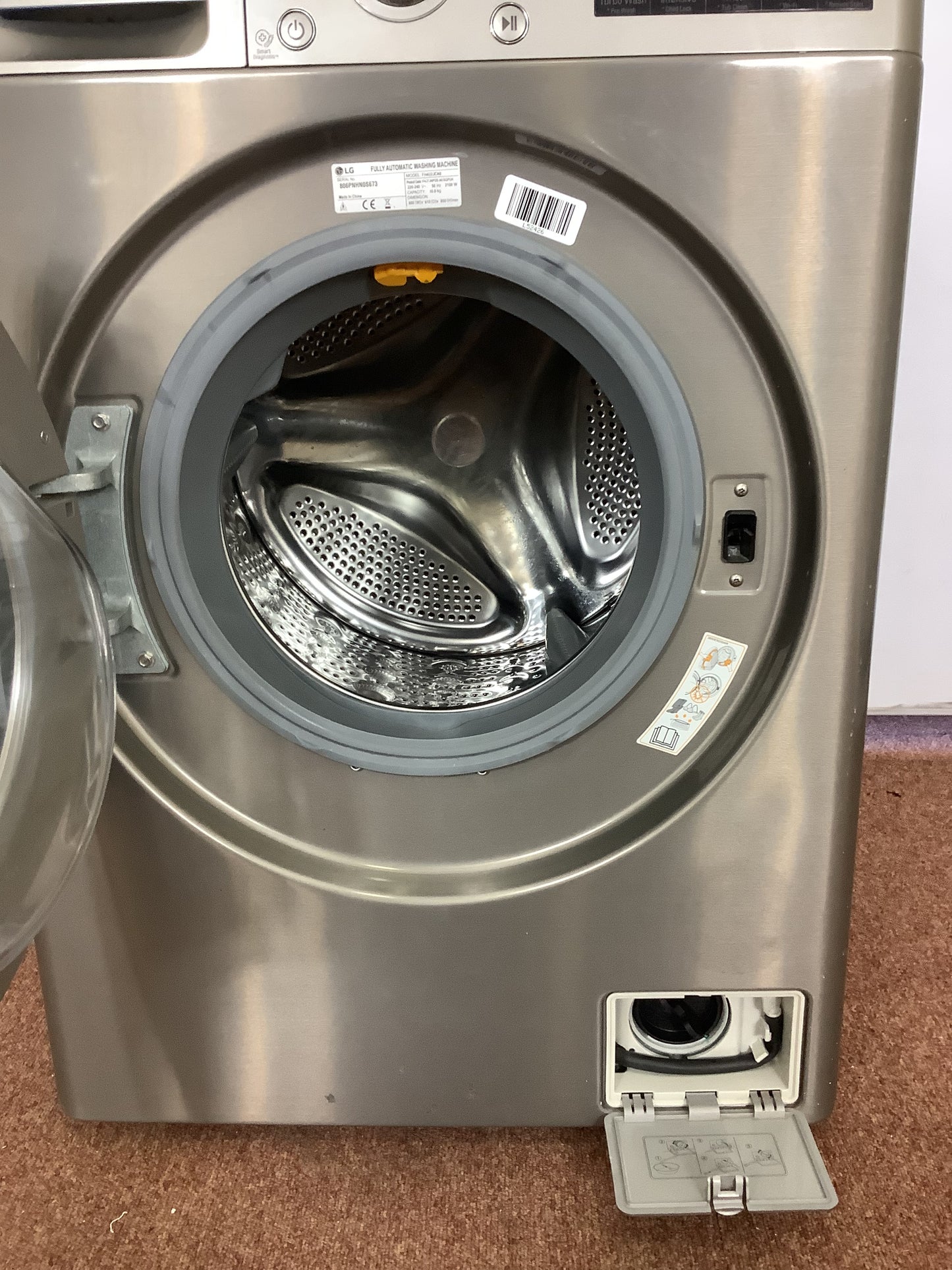 LG 10kg Washing Machine { Wi-Fi } FH4U2JCN8 L52426