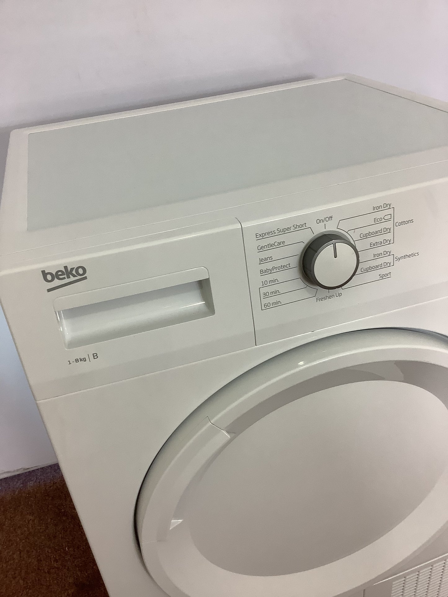 Beko 8kg Tumble Dryer DTGC8001RW L52541