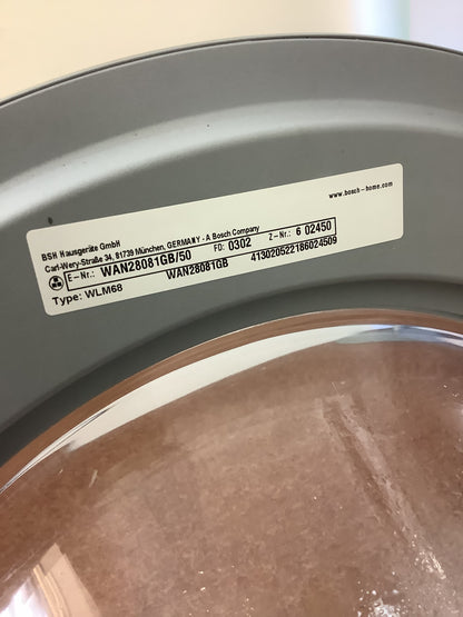 Bosch 7kg Washing Machine WAN28081GB L52523.