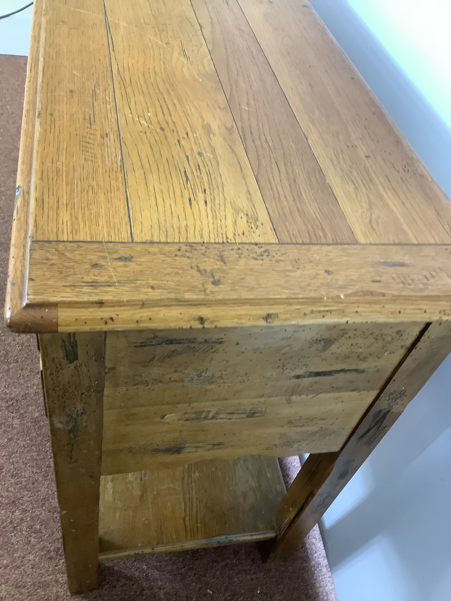 CTH Sherrill Occasional Antique Pine 6 Drawer Sideboard F27422